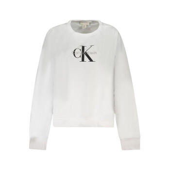 Calvin klein Felpa donna bianca taglia L