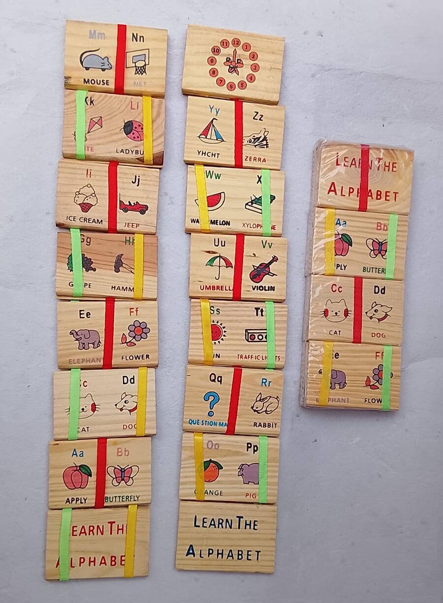 Alfabetiere Magico Jacob's Ladder in Legno – Gioco Educativo Lingua Inglese