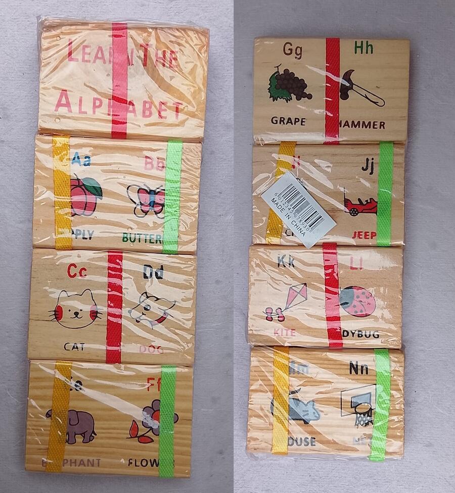 Alfabetiere Magico Jacob's Ladder in Legno – Gioco Educativo Lingua Inglese