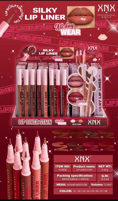 XNX LIP LINER STAIN (similare NYX)
 [Conf.da 48 pezzi]