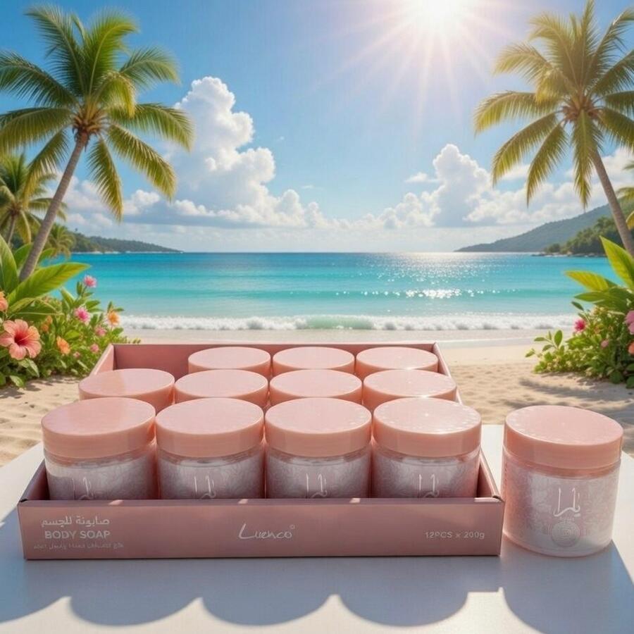 LUENCO BODY SOAP DA 200 gr (similare YARA)
 [Conf.da 12 pezzi]