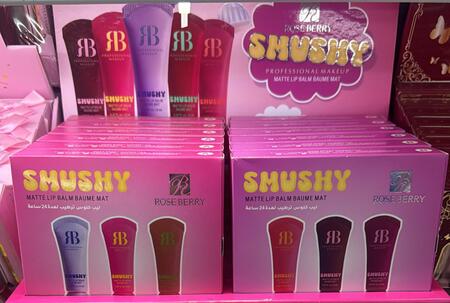 ROSE BERRY SMUSHY MATTE LIP BALM KIT DA 3 PEZZI
 [Conf.da 12 kit]