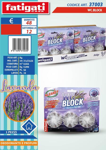 FATIGATI WC BLOCK 
 [Conf.da 12 pezzi]