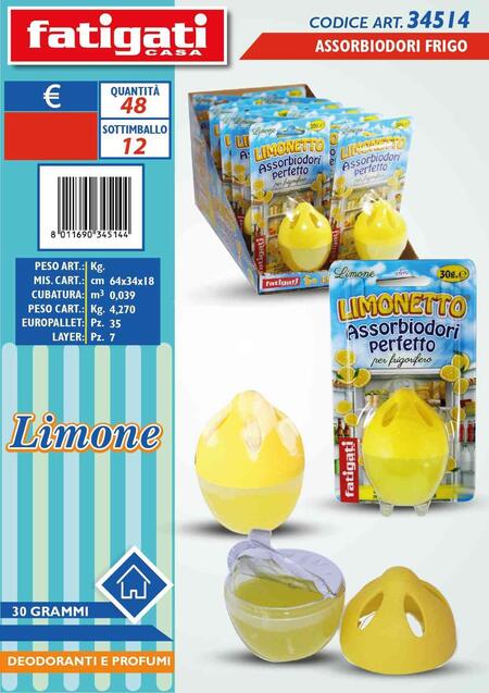 FATIGATI ASSORBIODORI FRIGO DA 30 gr
 [Conf.da 12 pezzi]