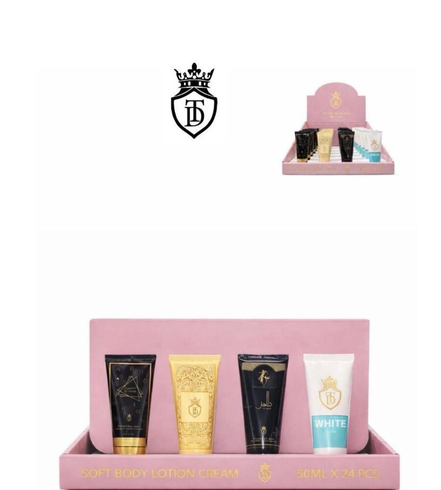 TOM & DARIN SOFT CREMA CORPO DA 50 ml (Profumazione araba)
 [Conf.da 6/12/24 pezzi]