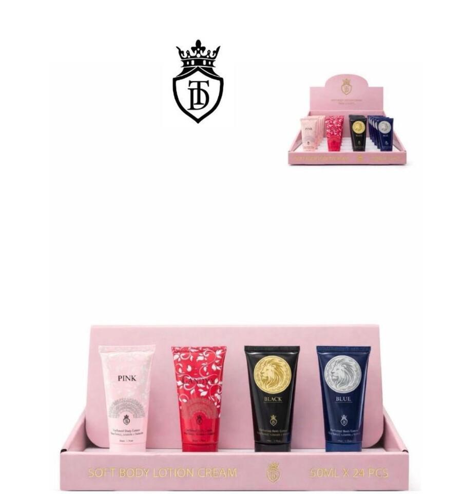 TOM & DARIN SOFT CREMA CORPO DA 50 ml (Profumazione araba)
 [Conf.da 6/12/24 pezzi]