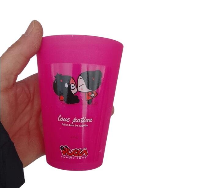 Set 10 Bicchieri Pucca Maxi 500ml + 10 Agitatori Mix Color