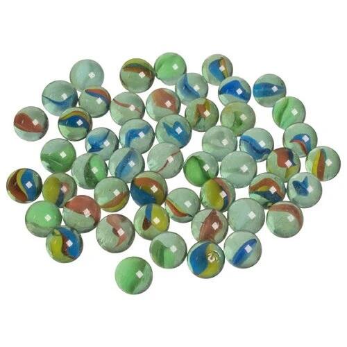 Lotto 32 Biglie in Vetro Colorate – Vintage e Decorative