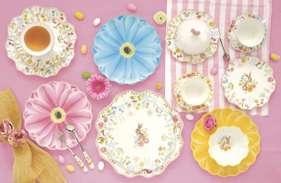  Easy Life - Servizio Piatti 18 Pezzi in Porcellana Très Jolie | Tavola per 6 Persone