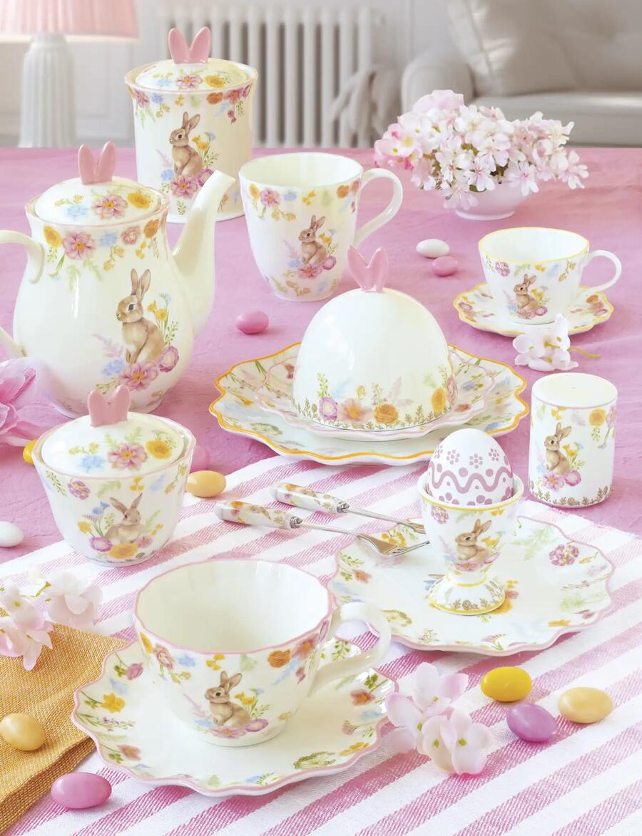  Easy Life - Servizio Piatti 18 Pezzi in Porcellana Très Jolie | Tavola per 6 Persone