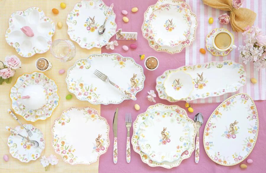  Easy Life - Servizio Piatti 18 Pezzi in Porcellana Très Jolie | Tavola per 6 Persone