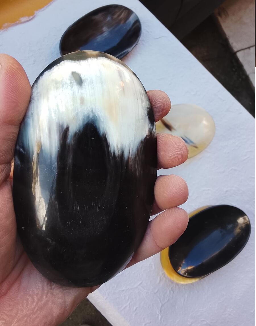 Ciotola  Artigianale in Corno e Osso Lucido