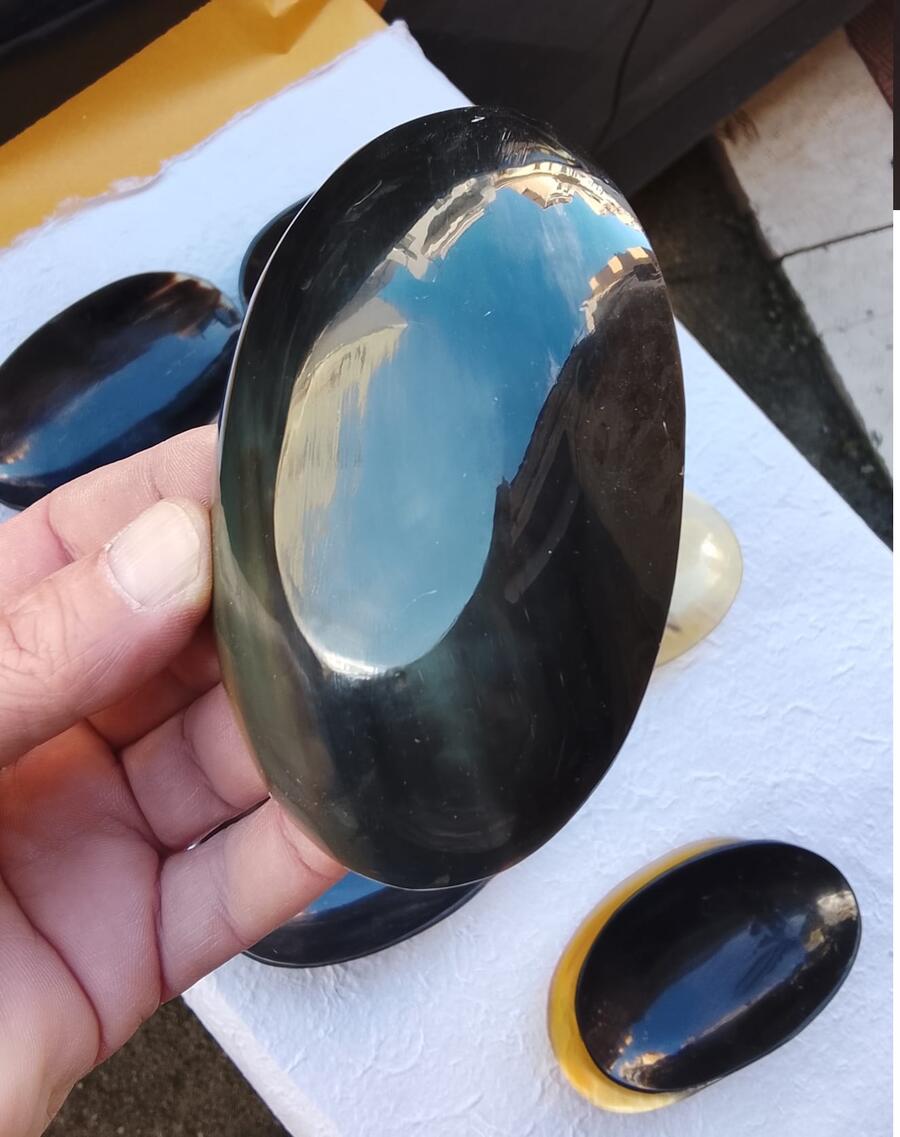 Ciotola  Artigianale in Corno e Osso Lucido