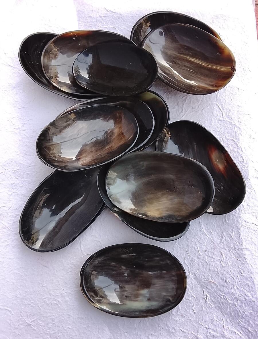 Ciotola  Artigianale in Corno e Osso Lucido