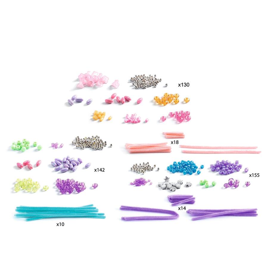 Kit creativo con perle e scovolini