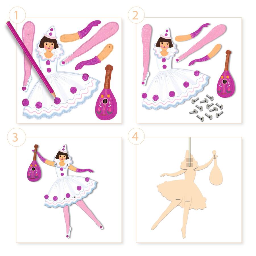 Ballerine da colorare