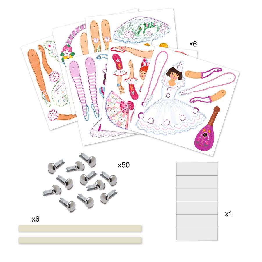 Ballerine da colorare