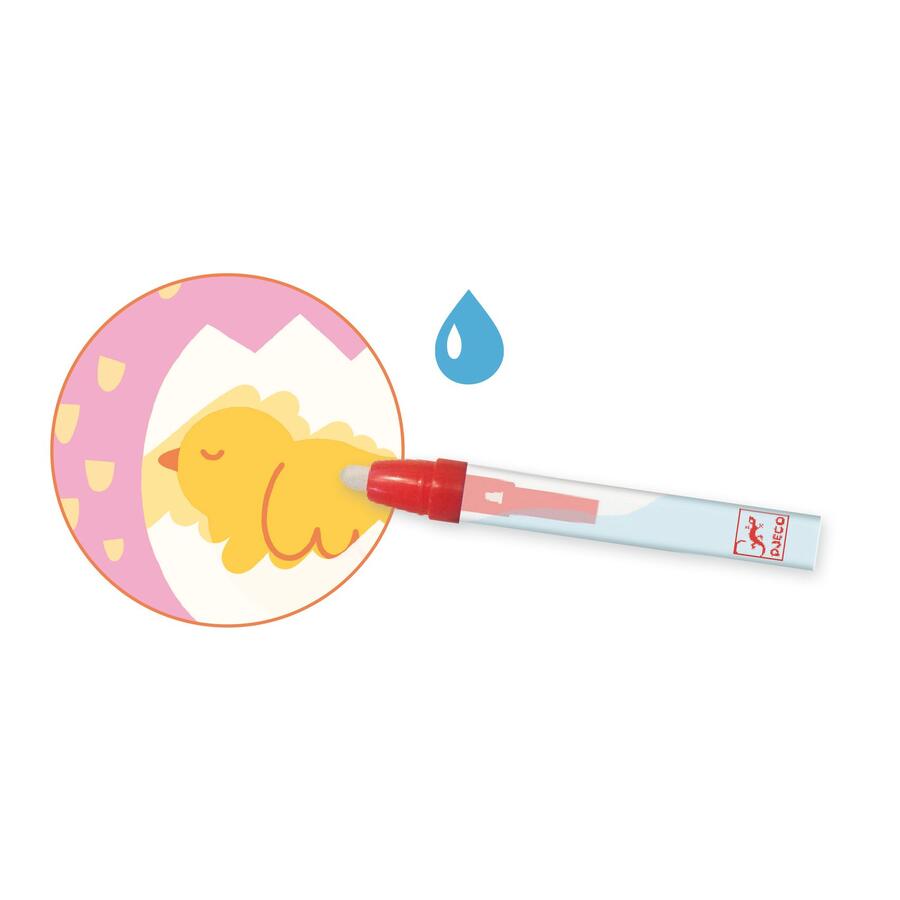 Colori magici per i piccoli - cucù cuccioli nel giardino