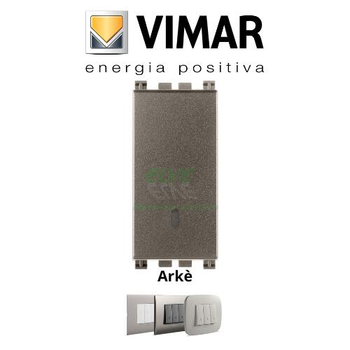 VIMAR - ARKÈ 19008.M Pulsante 1P NO 10A Metal