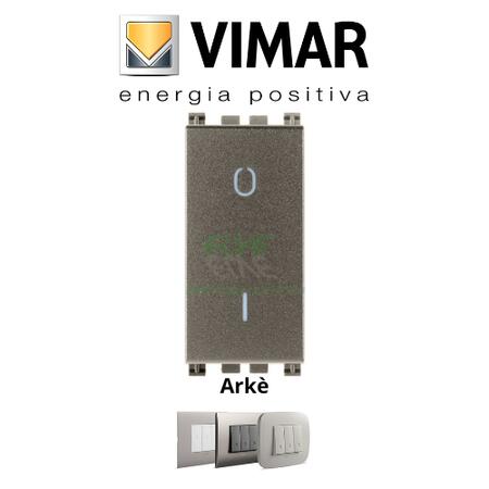 VIMAR - 19015.M ARKÈ Interruttore 2P 16AX Metal