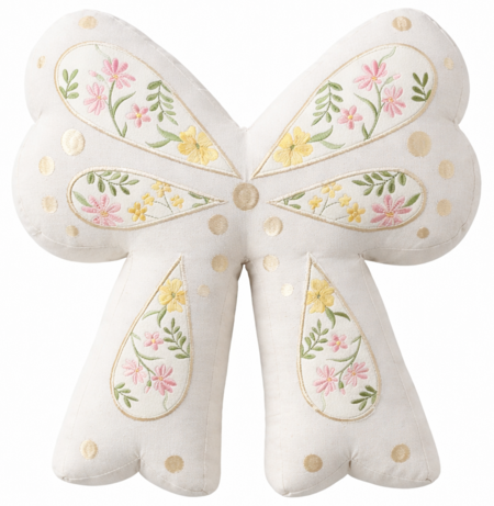 Clodette - Cuscino Fiocco Panna 41×38 cm