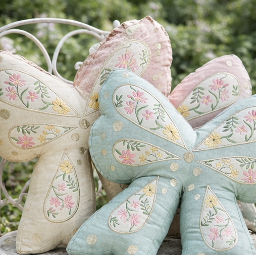 Clodette - Cuscino Fiocco Panna 41×38 cm