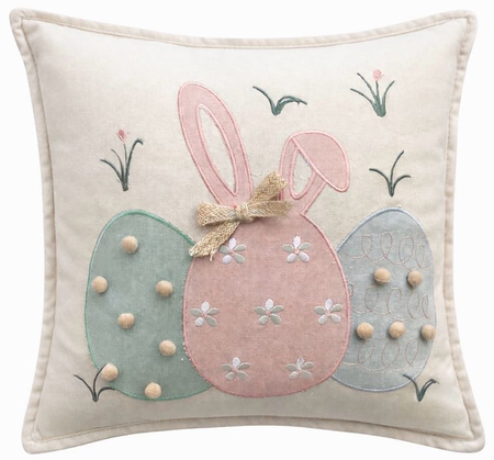 Clodette - Cuscino Pom Pom Panna 45x45 