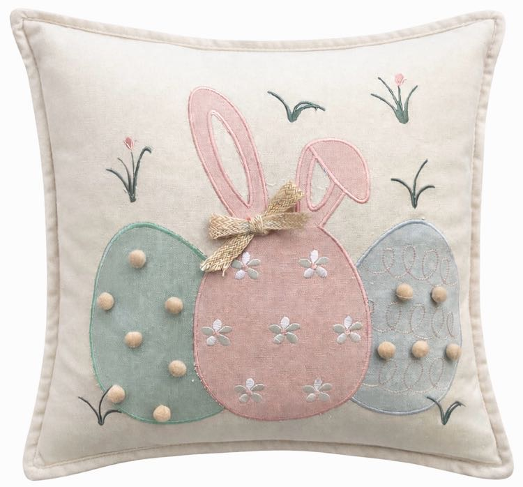 Clodette - Cuscino Pom Pom Panna 45x45 