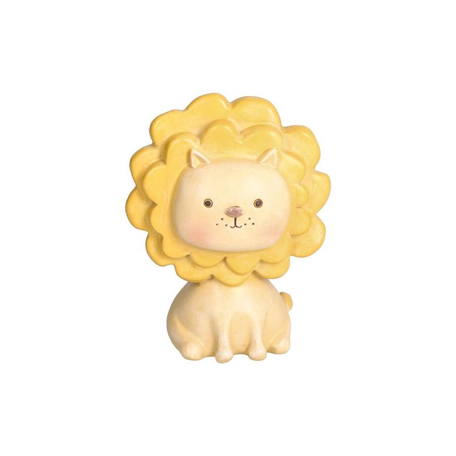 Tognana - Statua Leone h 12 cm Cute Poliresina Giallo Linea Vogue