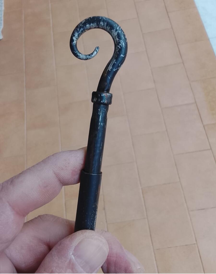 6 Bacchette Tenda Finestra in Ferro Battuto Regolabili 30-50cm - Estensibili