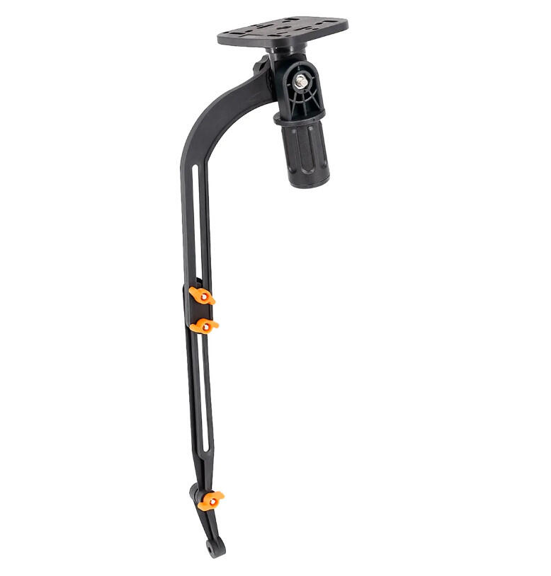Braccio telescopico con base per montaggio Ecoscandaglio Kayak 