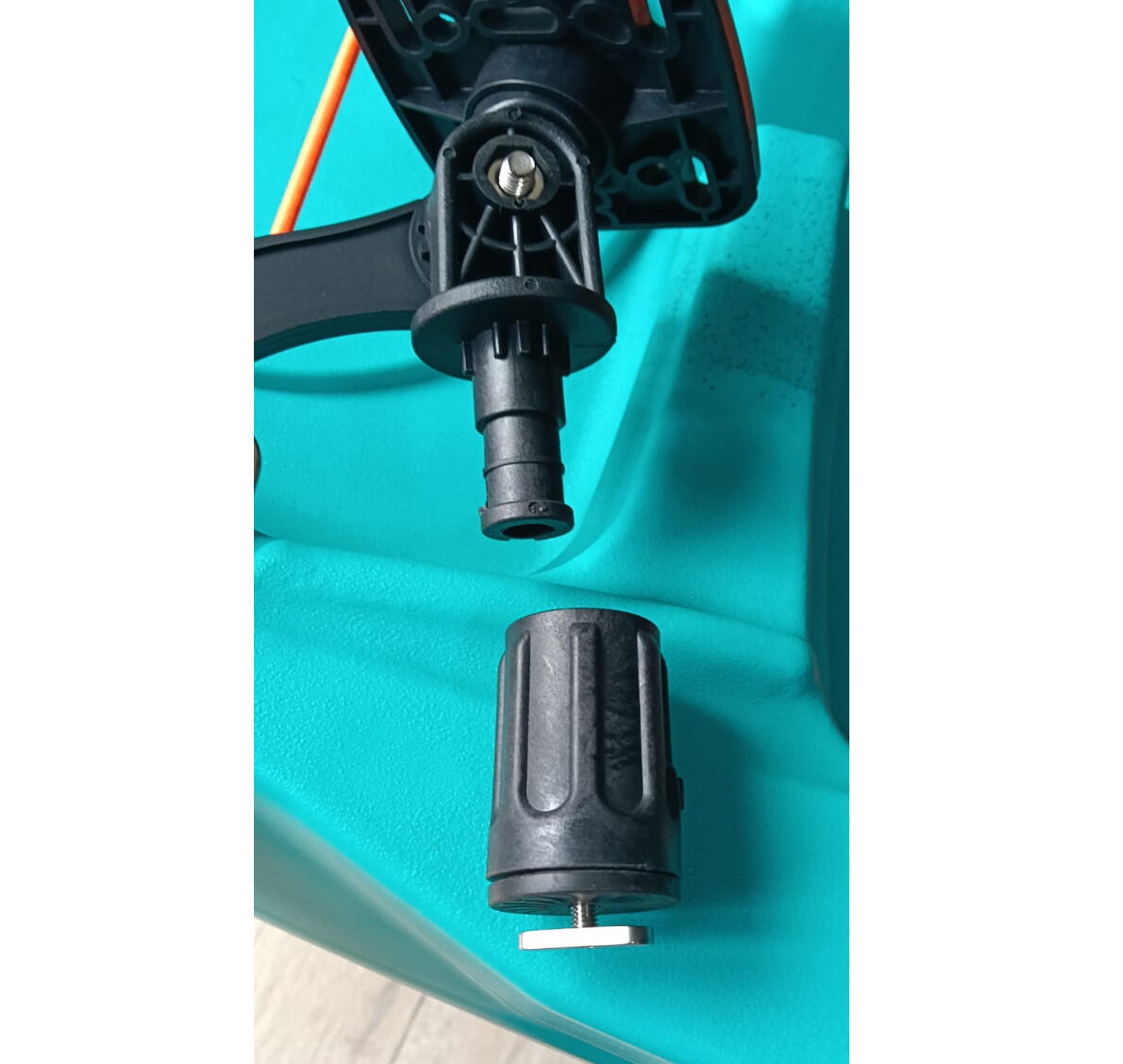 Braccio telescopico con base per montaggio Ecoscandaglio Kayak 