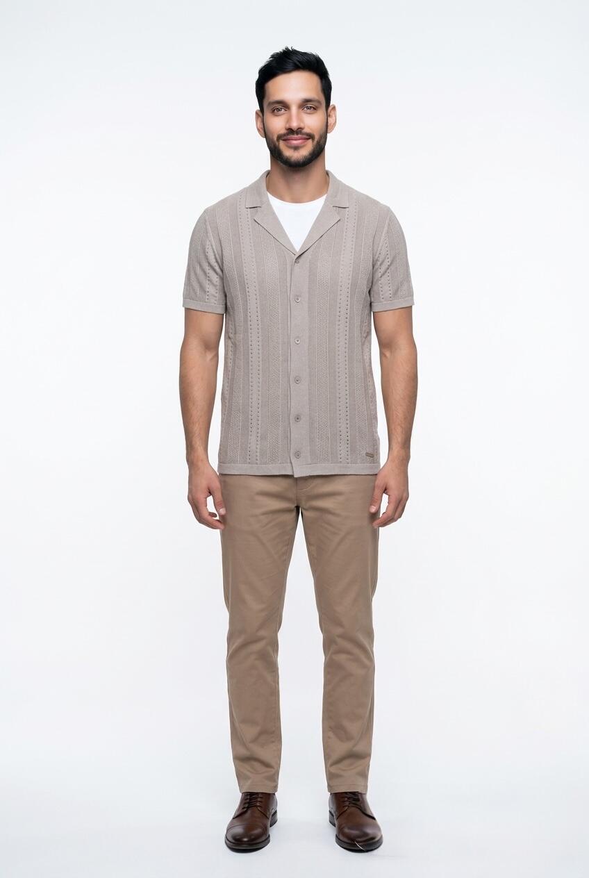 Gianni Lupo Polo Camicia Beige