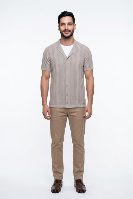 Gianni Lupo Polo Camicia Beige