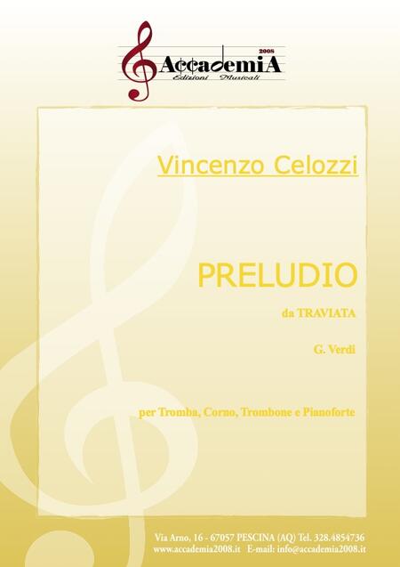 PRELUDIO da "Traviata"  (Trio di Fiati e Pianoforte) - Vincenzo Celozzi / Giuseppe Verdi