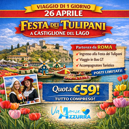 26 APRILE 2026 FESTA DEI TULIPANI 