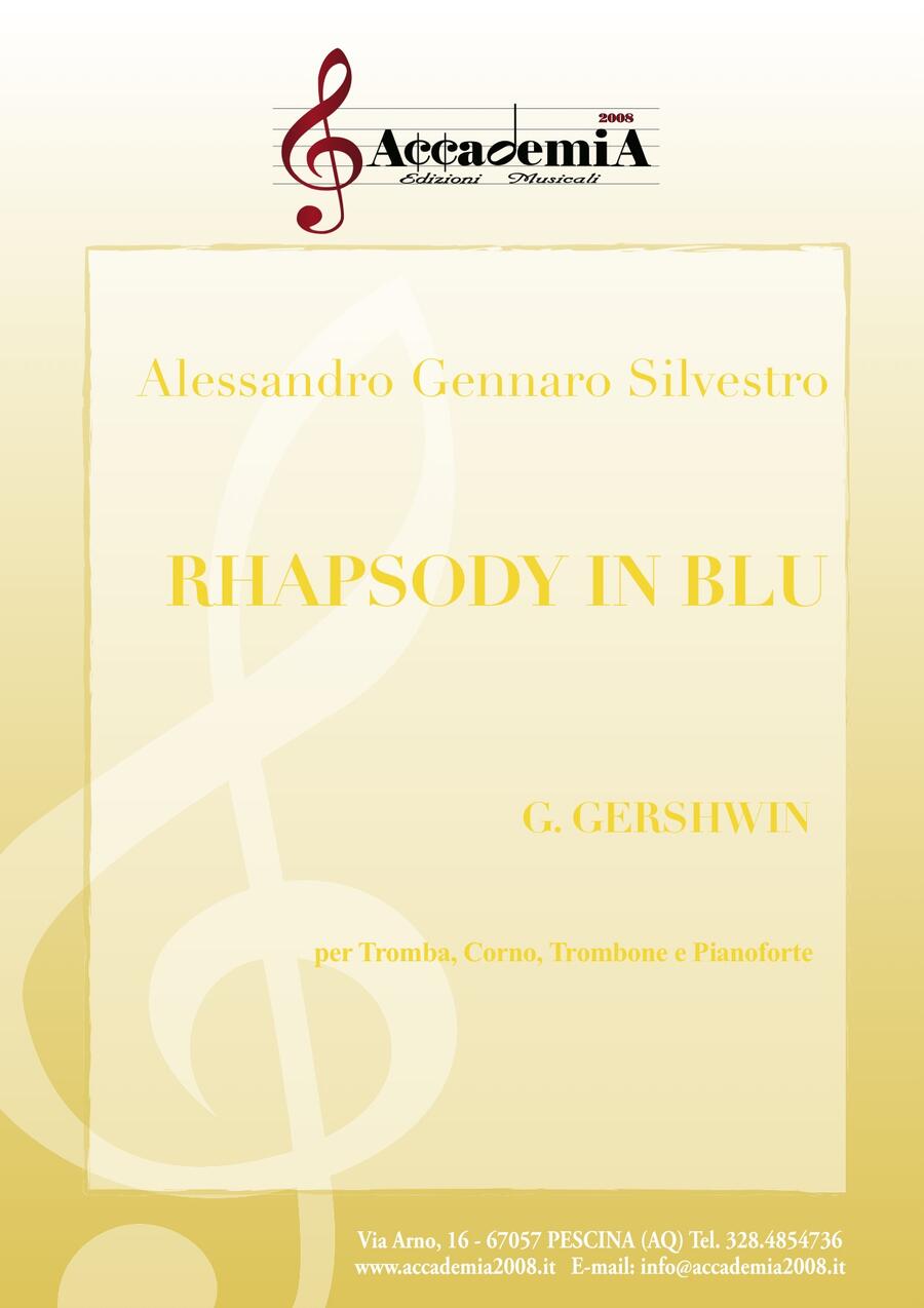 RHAPSODY IN BLU - Alessandro Gennaro Silvestro / George Gershwin