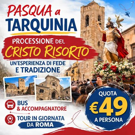 05 APRILE 2025 TARQUINIA PROCESSIONE DEL CRISTO RISORTO