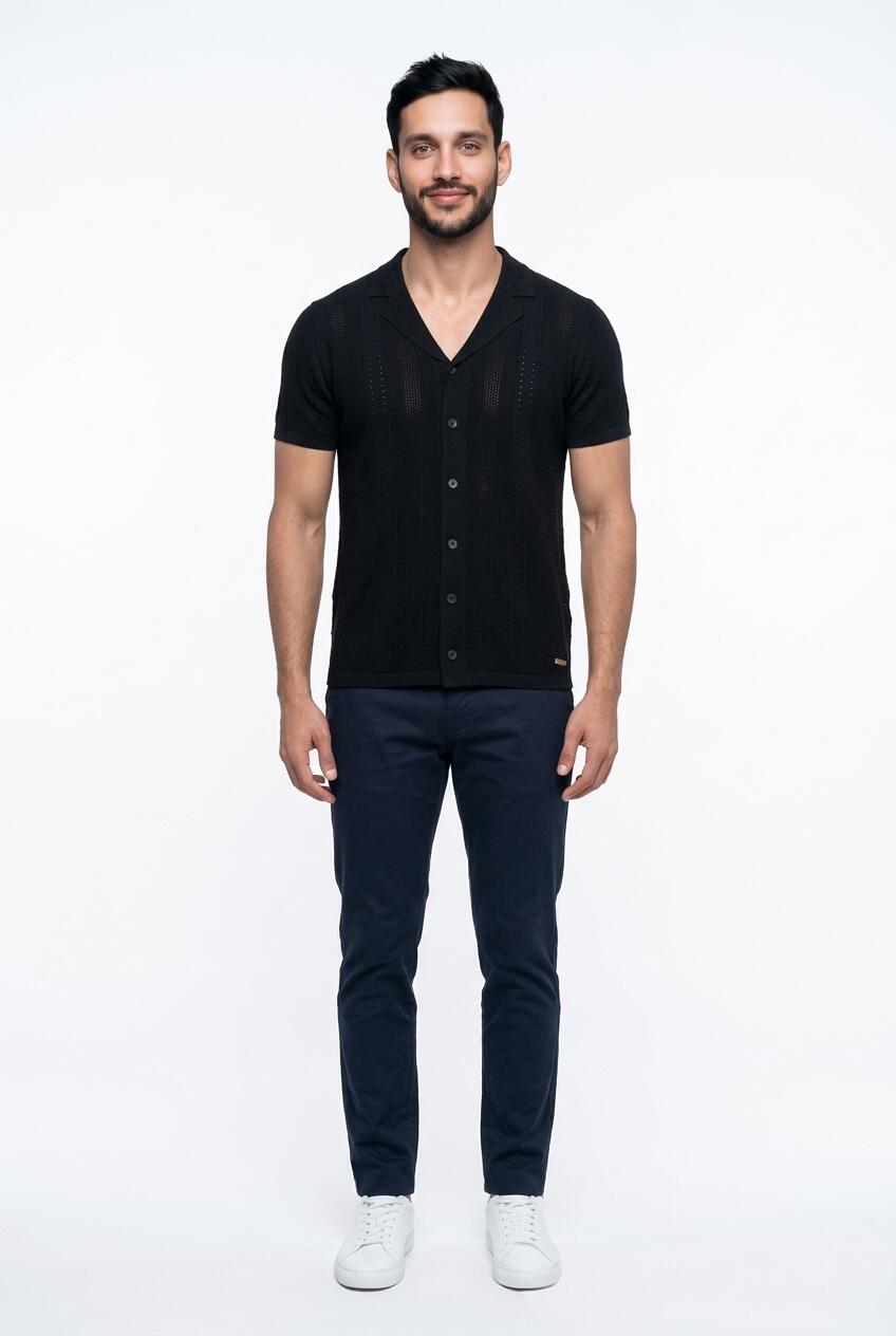 Gianni Lupo Polo Camicia Nero