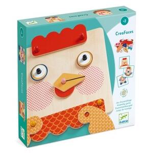 Gioco educativo in legno CreaFaces