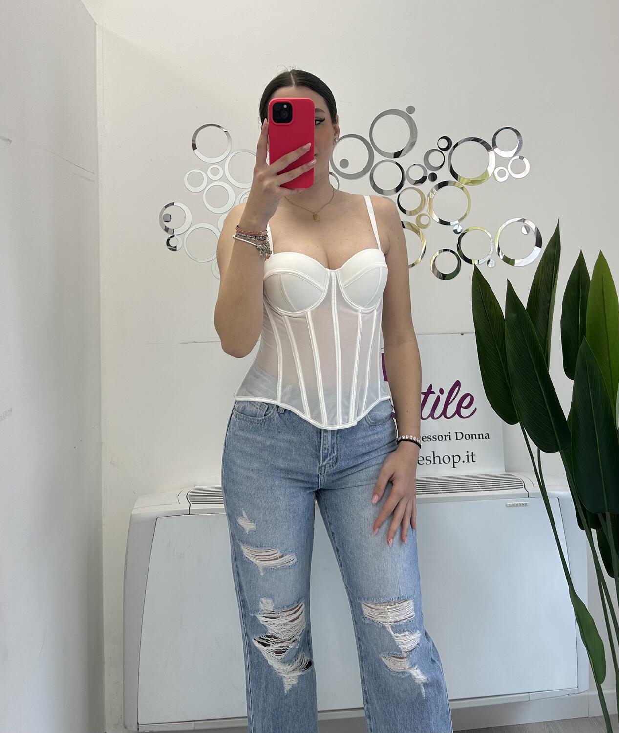 NOVITÀ Corsetto velato 3 colori