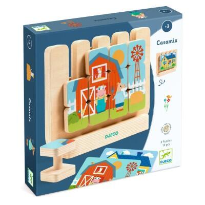 Gioco educativo in legno Casa Mix