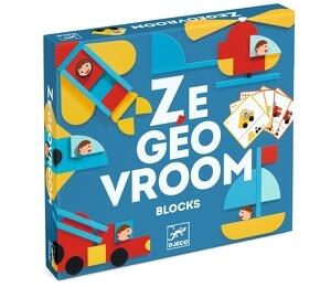 Gioco educativo in legno Ze Geo Vroum
