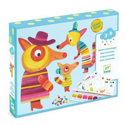 Gioco creativo colori The Fox Family