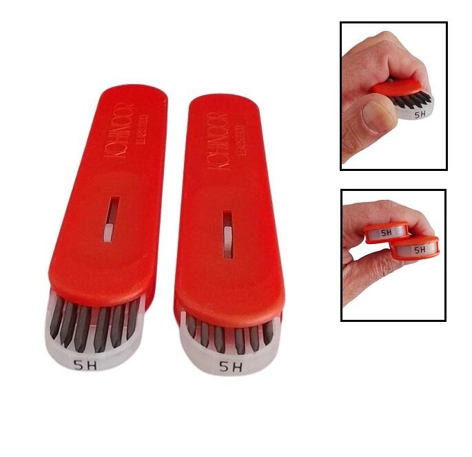 2 Confezioni Mine Koh-I-Noor 2200 5H - 24 mine totali - Alta Precisione