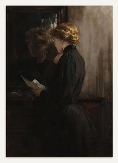 Modern Antique Prints - Stampa fine art 30x40 cm: The Letter