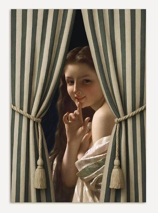 Modern Antique Prints - Stampa fine art 30x40 cm: A tender promise