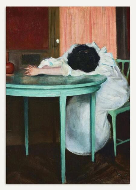 Modern Antique Prints - Stampa fine art 30x40 cm: Tired 