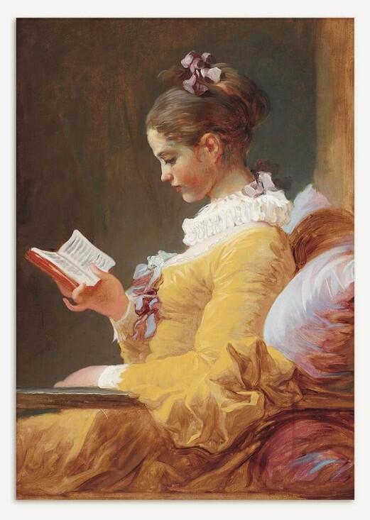 Modern Antique Prints - Stampa fine art 30x40 cm: The Reader
