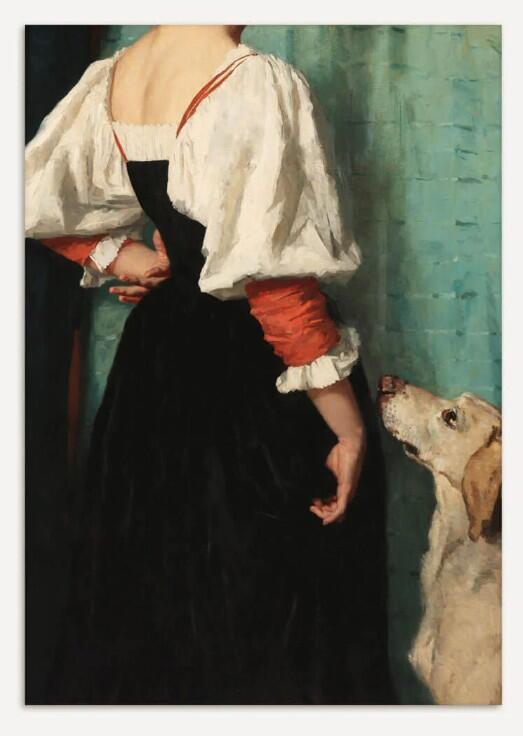 Modern Antique Prints - Stampa fine art 30x40 cm: Faithful Companion